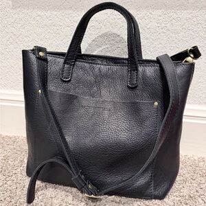 Portland leather goods tote